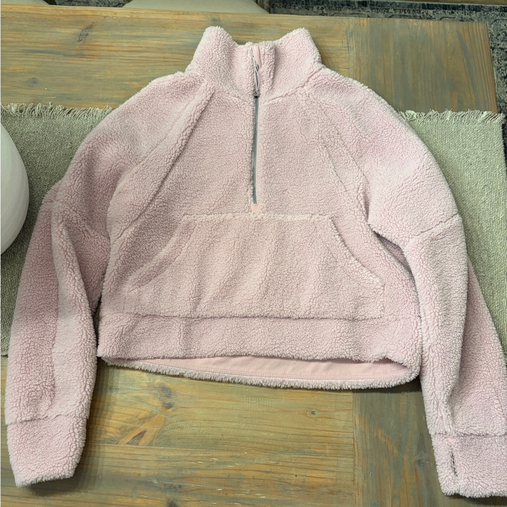 Lululemon Sherpa Scuba - half zip, like new!